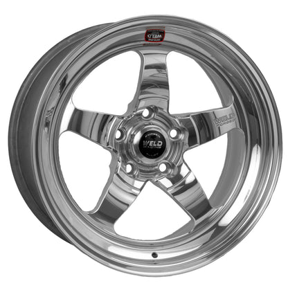 Weld S71 18x7.5 / 5x4.5 BP / 4.7in. BS Polished Wheel (Low Pad) - Non-Beadlock