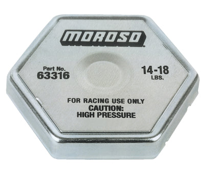 Moroso - Racing Radiator Cap - 14-18lbs