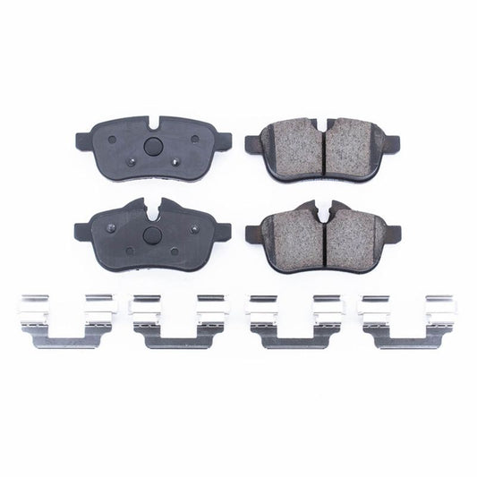 Power Stop 09-16 BMW Z4 Rear Z17 Evolution Ceramic Brake Pads w/Hardware