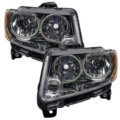 Oracle 11-13 Jeep Grand Cherokee SMD HL (Non-HID) - Chrome - ColorSHIFT SEE WARRANTY