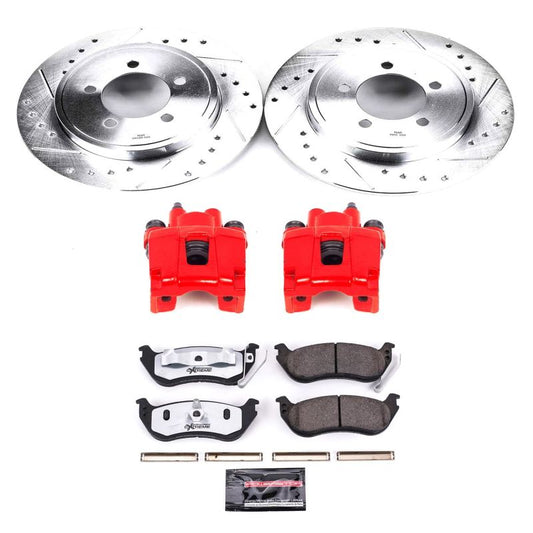 Power Stop 06-10 Ford Explorer Rear Z36 Truck & Tow Brake Kit w/Calipers