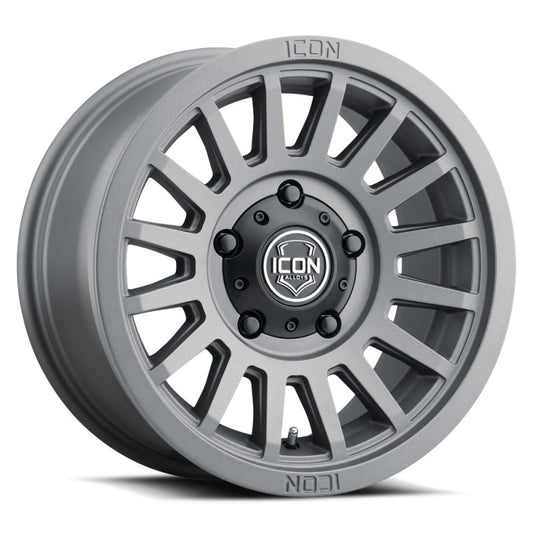 ICON Recon SLX 17x8.5 6x5.5 BP 0mm Offset 4.75in BS 106.1mm Bore Charcoal Wheel