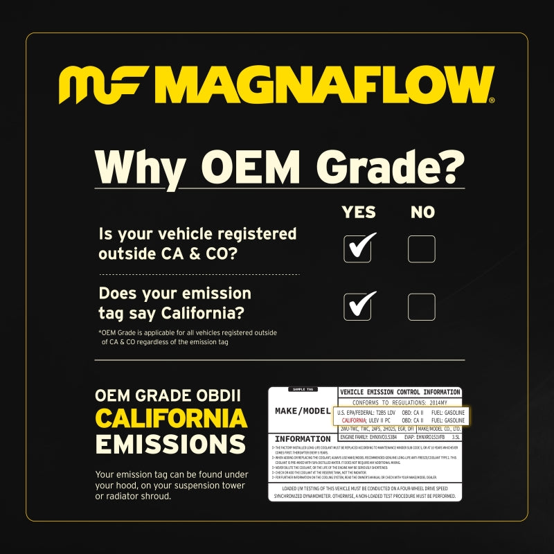 Magnaflow Conv DF 2009-2010 Ford Escape L4 OEM Underbody Single (Not for sale in California)