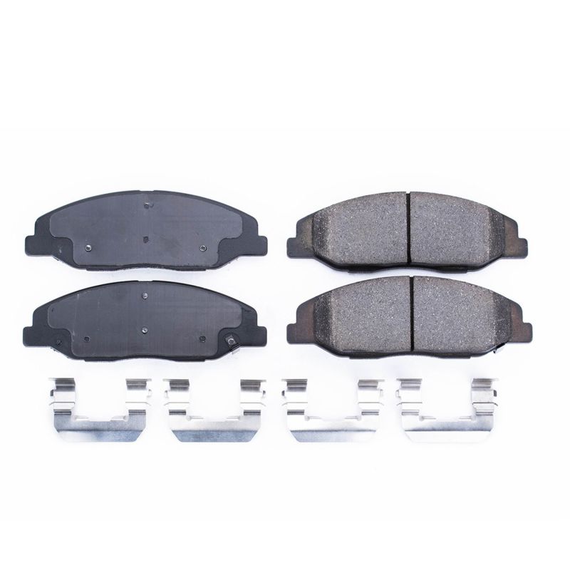 Power Stop 08-14 Cadillac CTS Front Z17 Evolution Ceramic Brake Pads w/Hardware