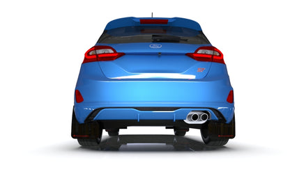 Rally Armor 18-23 Ford Fiesta ST MK8 Black UR Mud Flap w/Blue Logo