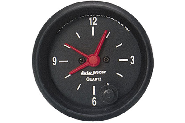 AutoMeter - 2-1/16" Clock - 12-Hour Z-SERIES