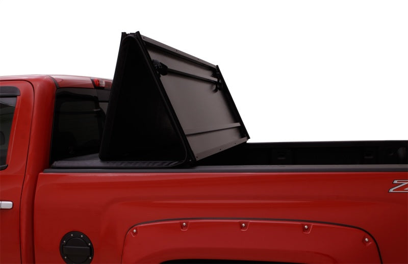 Lund 07-13 Toyota Tundra Fleetside (5.5ft. Bed) Hard Fold Tonneau Cover - Black