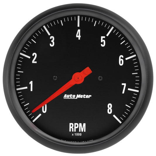 Autometer Z Series 5in. In-Dash 0-8K RPM Tachometer Gauge