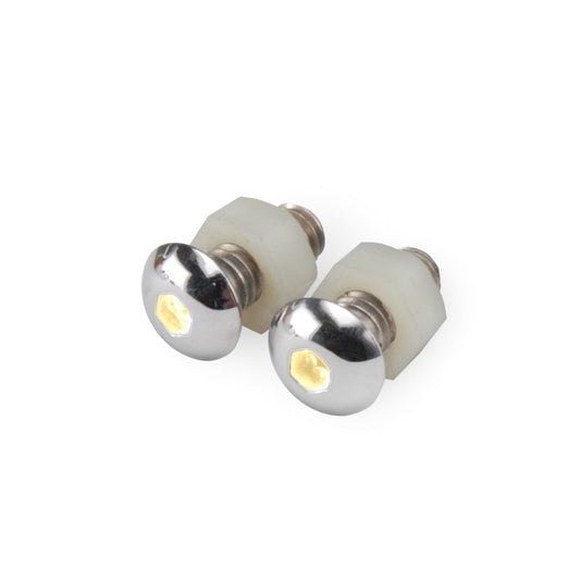 DEI LED Lighted Button Head Bolts Universal Accent Lighting - 2-pack - White
