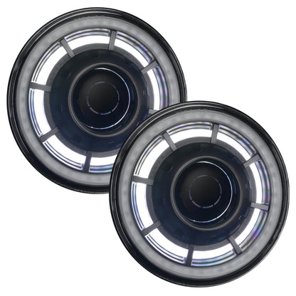 ORACLE Lighting 0718 Jeep Wrangler JK Oculus 7in ColorSHIFT BiLED Projector Headlights SEE WARRANTY