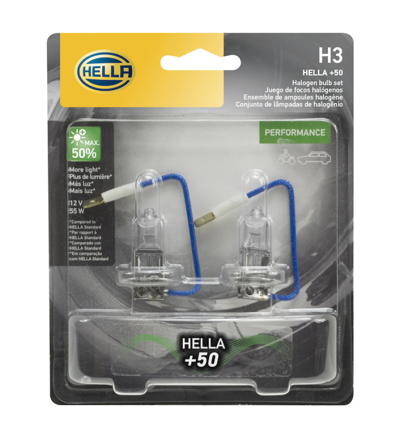 Hella Bulb H3 12V 55W Pk22S T325 +50 (2)