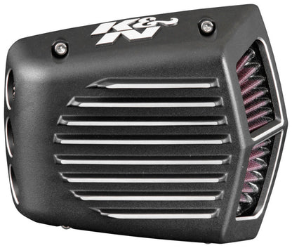 K&N Street Metal Intake System for 01-16 Harley Davidson Softail/Dyna - Shaker Black