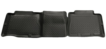 Husky Liners 02-06 Cadillac Escalade/GMC Yukon/Denali Classic Style 2nd Row Black Floor Liners