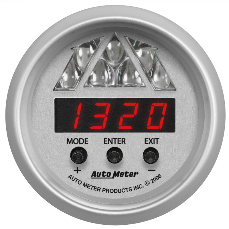 AutoMeter Gauge Tachometer Digital RPM W/ Led Shift Light Ultra-Lite