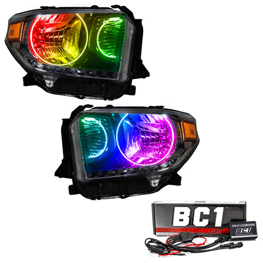 Oracle 14-17 Toyota Tundra SMD HL - Dual Halo Kit - ColorSHIFT w/ BC1 Controller SEE WARRANTY
