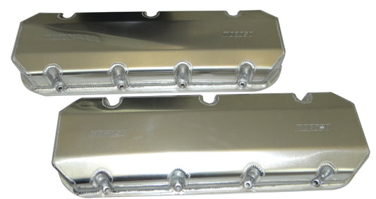 Moroso Chevrolet Big Block (w/Symmetrical Port/Stock Heads) Valve Cover w/Steel Insert - Alum - Pair