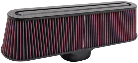 K&N Air Filter with Carbon Fiber Top and Base
