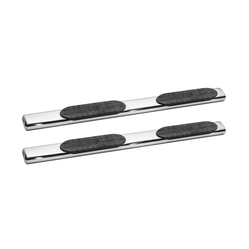 Westin 2014-2018 Chevrolet/GMC Silverado Sierra 1500 Dbl Cab PRO TRAXX 6 Oval Nerf Step Bars - SS