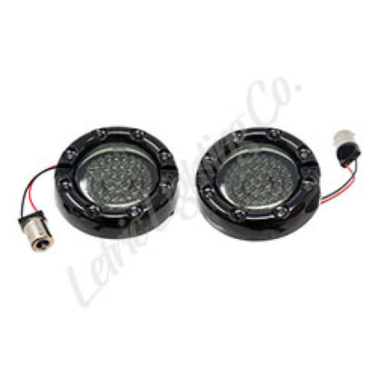 Letric Lighting 86-18 Electra Glide Premium Halo Red Center LED Turn Signal (1156)