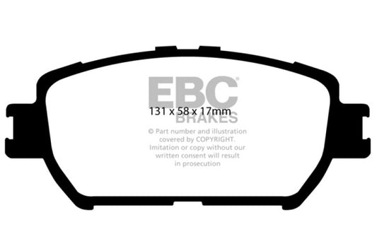 EBC 06-07 Lexus GS300 3.0 Ultimax2 Front Brake Pads