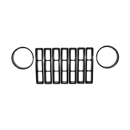 Rugged Ridge Headlight Bezels Black 97-06 Jeep Wrangler