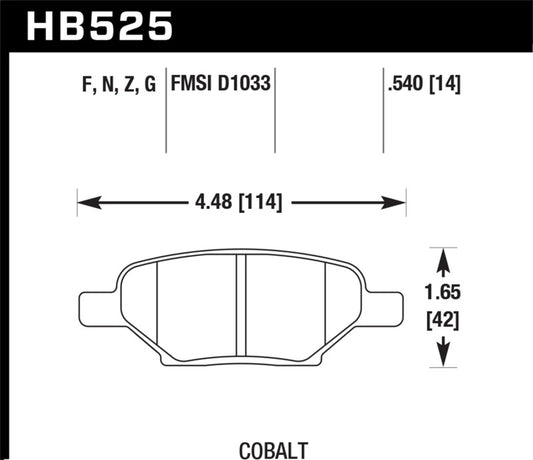 Hawk HP+ Street Brake Pads