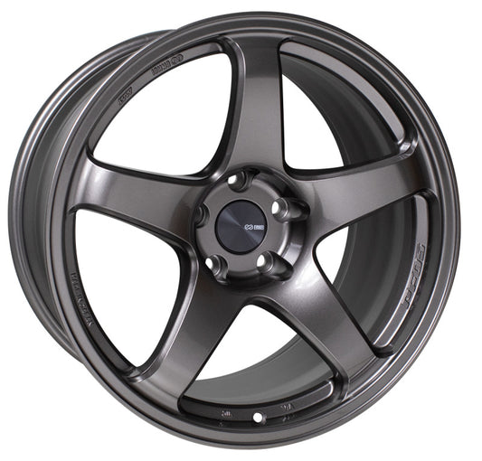 Enkei PF05 17x7.5 5x100 45mm Offset 75mm Bore Dark Silver Wheel