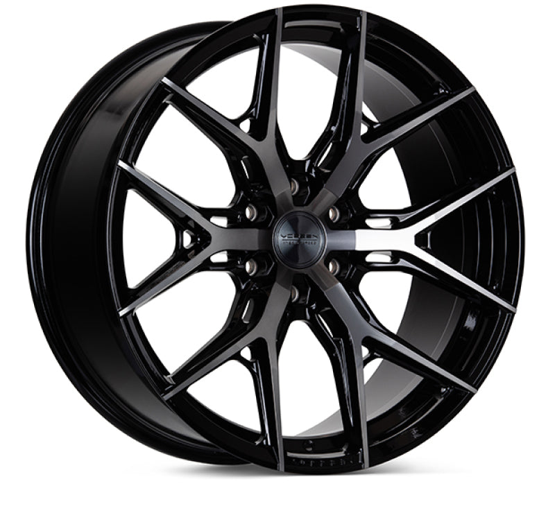 Vossen HF6-4 22x12 / 6x139.7 / ET-44 / Ultra Deep Face / 106.1 - Tinted Gloss Black Wheel