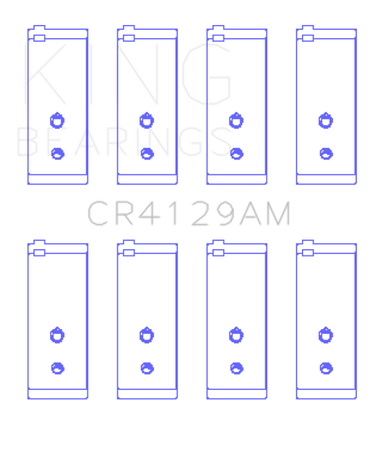 King Toyota 18R/21R (Size .5) Connecting Rod Bearing Set