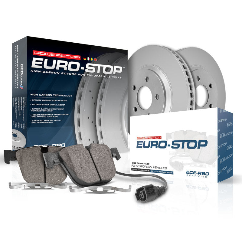 Power Stop 12-13 Mercedes-Benz S350 Rear Euro-Stop Brake Kit