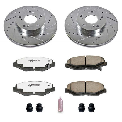 Power Stop 14-15 Acura ILX Front Z26 Street Warrior Brake Kit