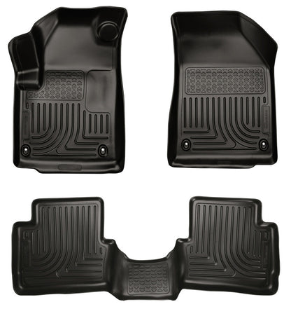 Husky Liners 2013 Dodge Dart WeatherBeater Black Front & 2nd Seat Floor Liners