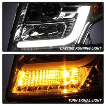 Spyder Chevy Tahoe / Suburban 2015 -2016 Projector Headlights - DRL LED - Chrome PRO-YD-CTA15-DRL-C