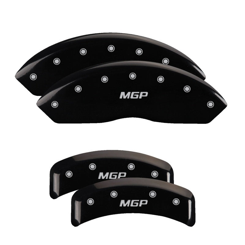 MGP 4 Caliper Covers Engraved Front Buick Rear Black Finish Silver Char 2002 Buick LeSabre