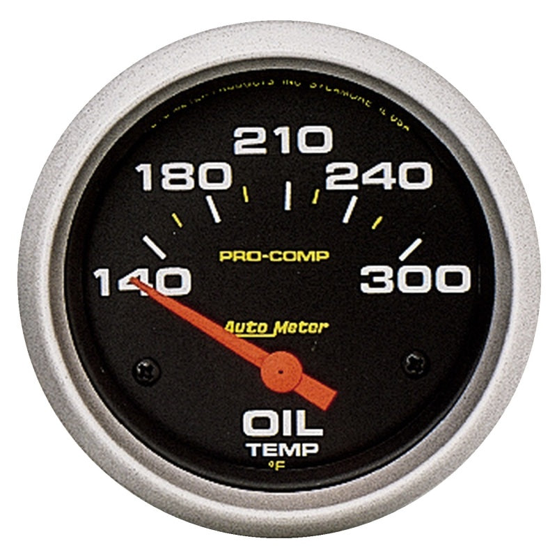Autometer Pro-Comp 2-5/8in 140-300 Deg Oil Temperature Gauge