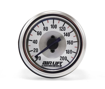 Air Lift Single Needle Gauge- 200 PSI