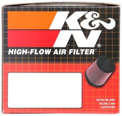 K&N Uni Chrome Oval Tapered Filter 2.125in FlgID x 4inB OL x 3inB OW x 3inT OL x 2inT OW x 2.75in H