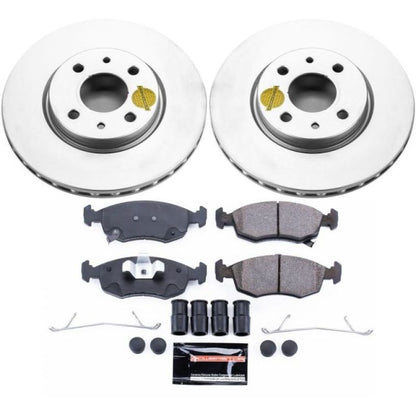 Power Stop 12-18 Fiat 500 Front Z23 Evolution Sport Coated Brake Kit