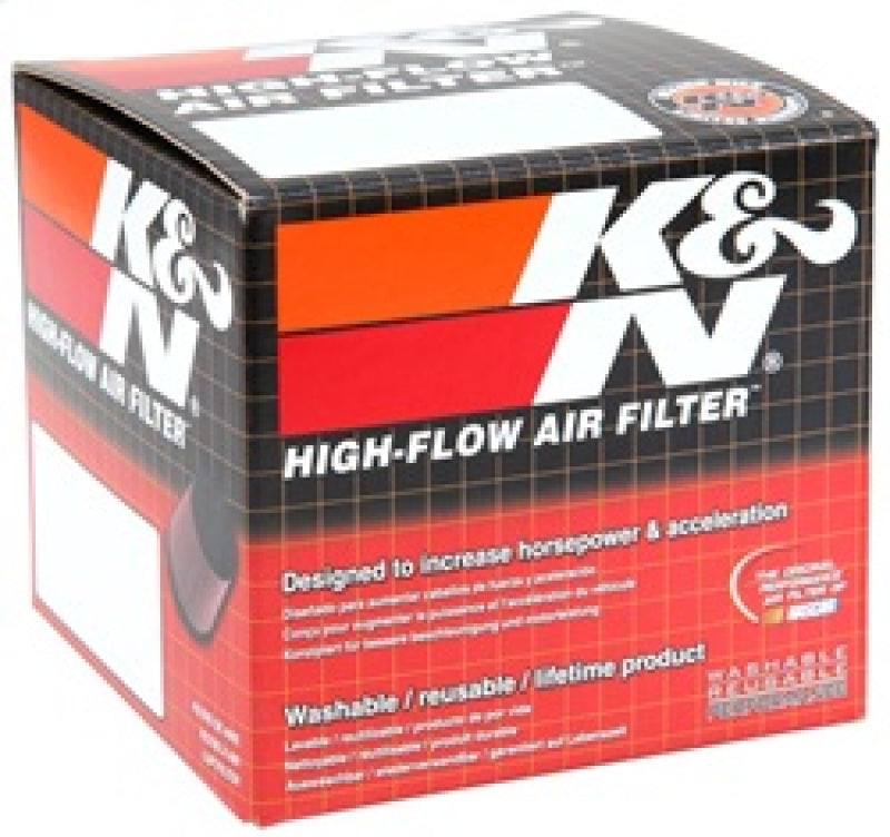 K&N Filter Universal Rubber Filter 2 1/4 inch Flange 3 1/2 inch OD 4 inch Height