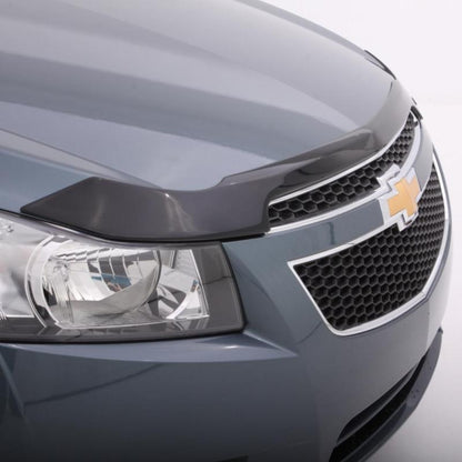 AVS 14-15 Chevy Malibu (Grille Fascia Mount) Aeroskin Low Profile Acrylic Hood Shield - Smoke