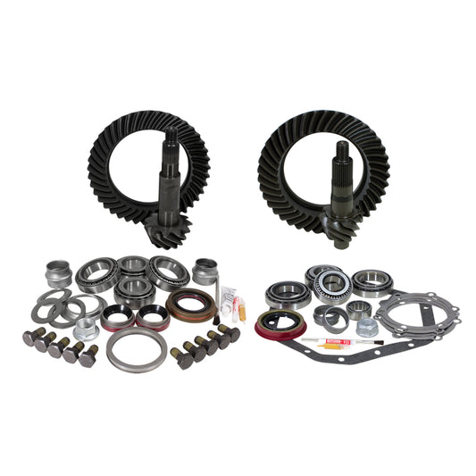 Yukon Gear & Install Kit Package for Reverse Rotation Dana 60 & 88 & Down GM 14T 5.13 Thick