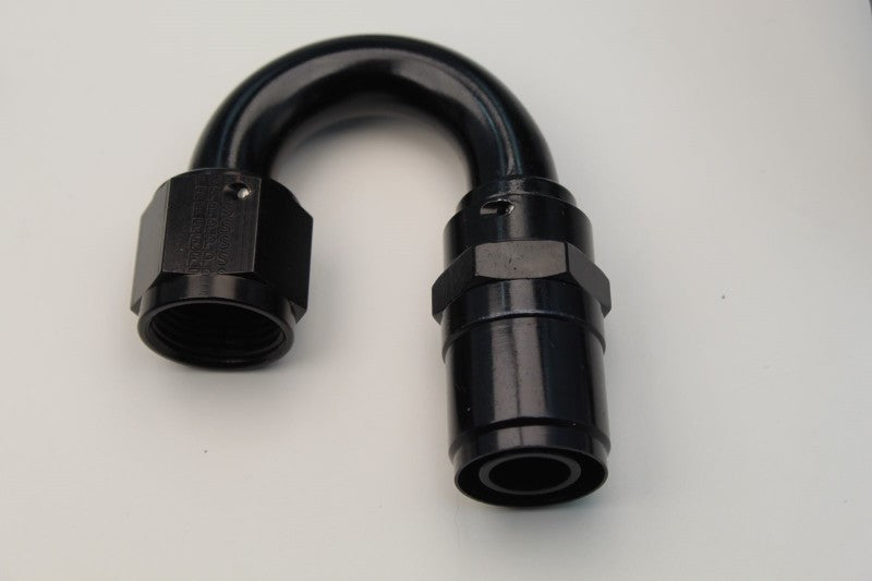 Fragola -12AN Male Rad. Fitting x 90 Degree Race-Rite Crimp-On Hose End