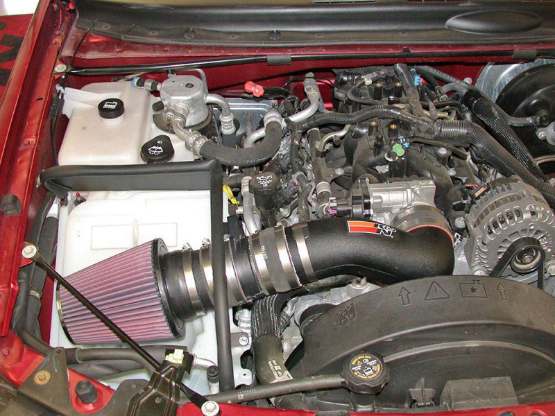 K&N 03-04 Chevrolet Trailblazer V8-5.3L / 03-04 GMC Envoy V8-5.3L Performance Intake Kit
