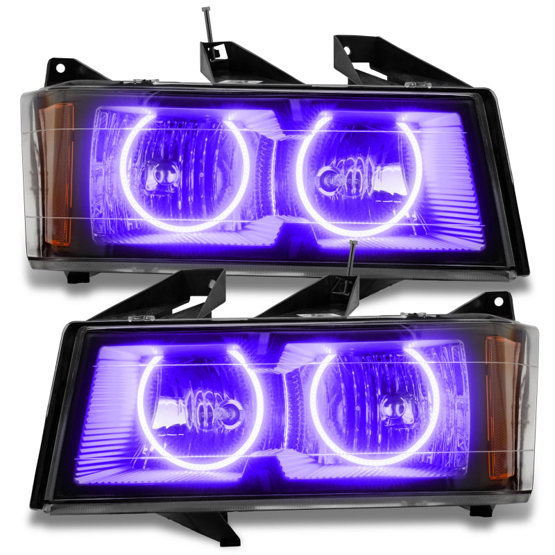 Oracle Lighting 04-12 Chevrolet Colorado Pre-Assembled LED Halo Headlights -UV/Purple SEE WARRANTY