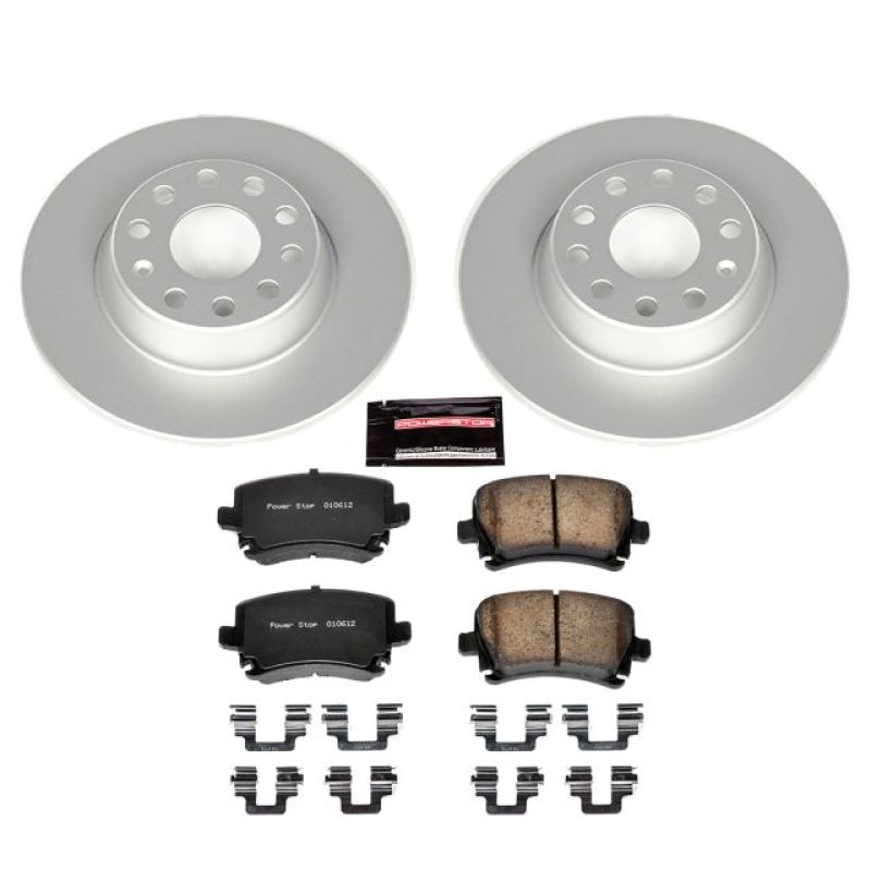 Power Stop 06-09 Audi A3 Rear Z23 Evolution Sport Coated Brake Kit