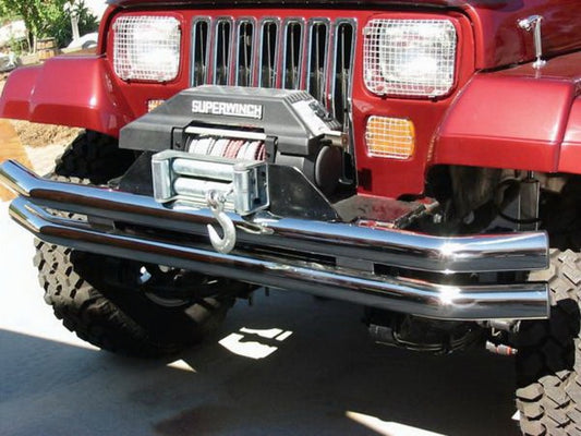 Rampage 1976-1983 Jeep CJ5 Double Tube Bumper - Stainless