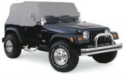 Rampage 1976-1986 Jeep CJ7 Cab Cover With Door Flaps - Grey