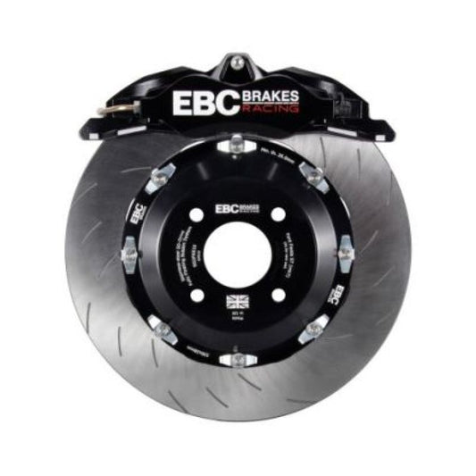 EBC Racing 13-22 VW Golf GTI (Mk7/Mk8) Black 6 Piston Apollo Calipers 355mm Rotors Big Brake Kit