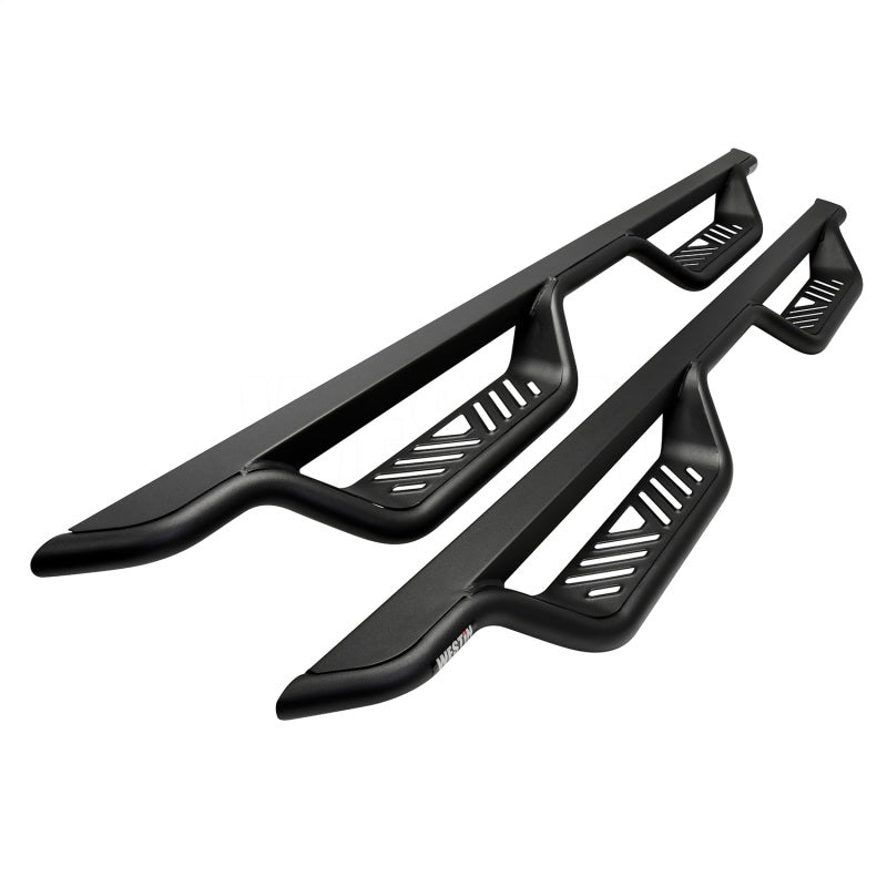 Westin 15-22 Chevrolet Colorado / GMC Canyon Crew Cab Outlaw Nerf Step Bars - Textured Black