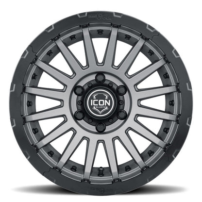 ICON Recon Pro 17x8.5 5 x 4.5 0mm Offset Charcoal Wheel